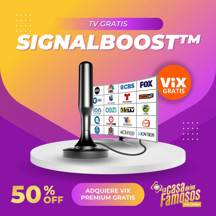 SignalBoost™ │ATENA DIGITAL HDTV 4K + COMBO Boost GRATIS  (Funciona en todos los TV)