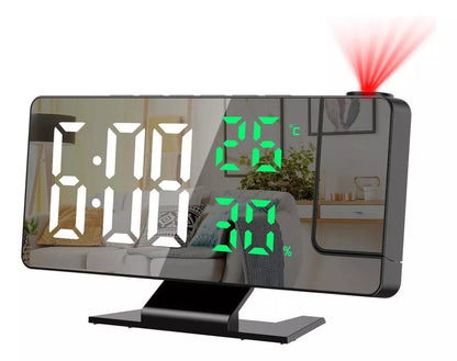 Reloj Despertador Digital Con Proyector